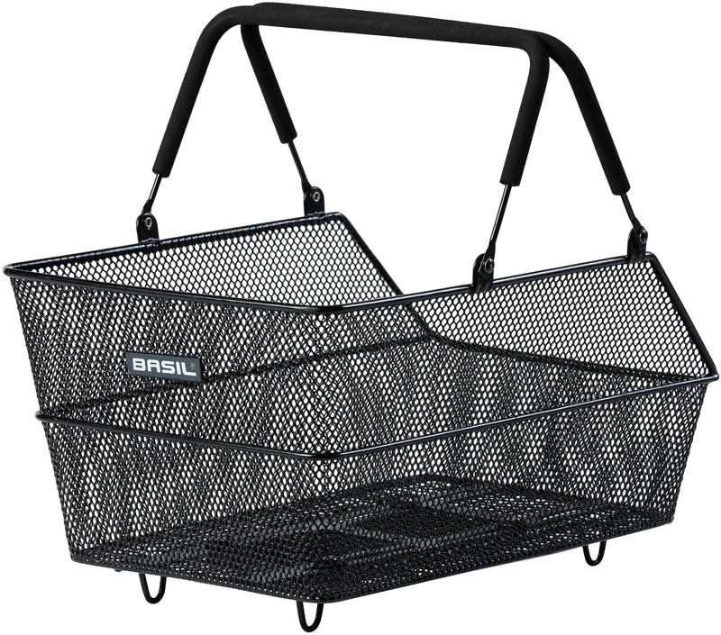 Afbeelding laden in galerijviewer, Basil fietsmand cento met mik bevestiging 14 liter 39 x 24 x 13 cm - zwart
