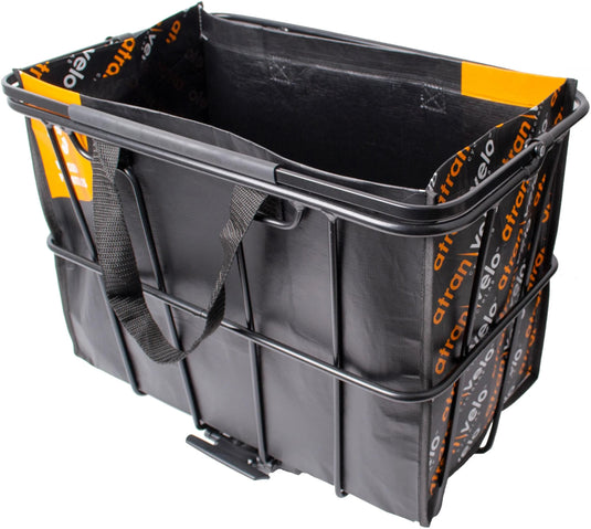 Atranvelo mand grocery avs rear basket grocery avs black
