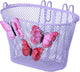 Basil Jasmin Butterfly - kinderfietsmand - voorop of achterop - lila