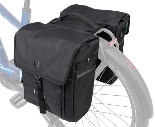 Contec doppeltasche via weekender ct twin bags via weeke rt black