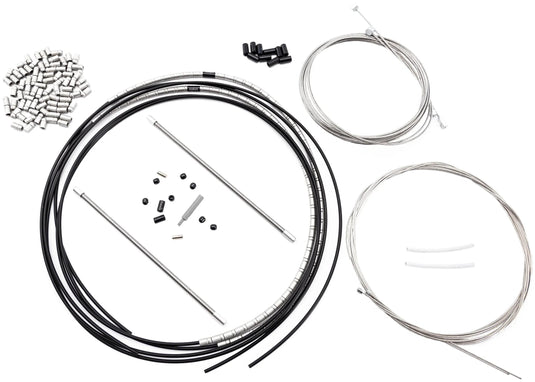 Nokon schakel- remkabelset kon 22 uni set kon 22 1,50m road+atb mtb sil.