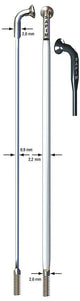 Sapim aero spaak cx-ray aero blade spoke cx-ray sst 2x256mm sil.