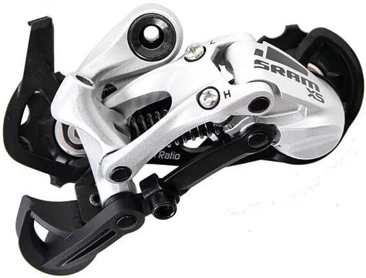 Sram achterderailleur x5 rear derail. x5 9-sp med.cage sil.