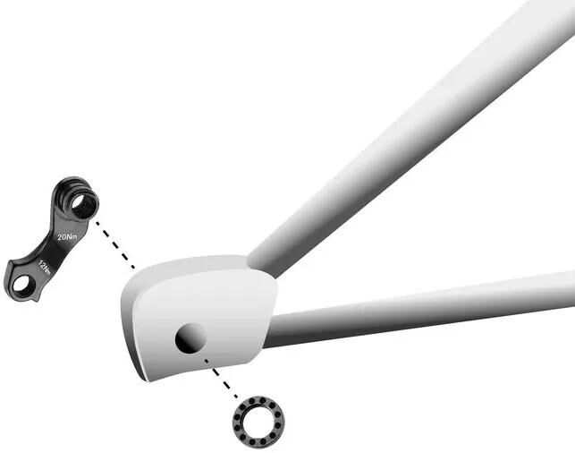 Afbeelding laden in galerijviewer, Union derailleurpad gh-099 met schroefring
