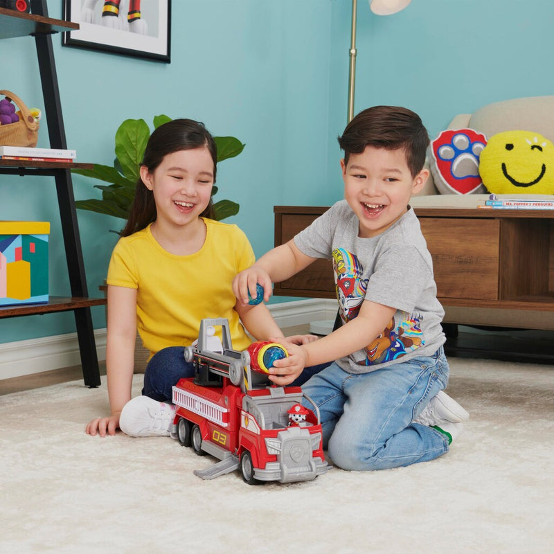 Afbeelding laden in galerijviewer, Paw patrol the movie transformerende brandweerwagen van marshall
