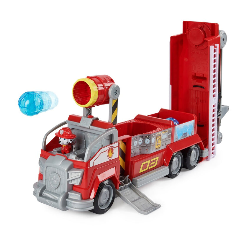 Afbeelding laden in galerijviewer, Paw patrol the movie transformerende brandweerwagen van marshall
