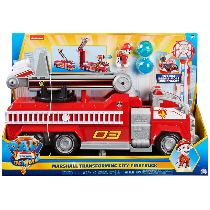 Afbeelding laden in galerijviewer, Paw patrol the movie transformerende brandweerwagen van marshall

