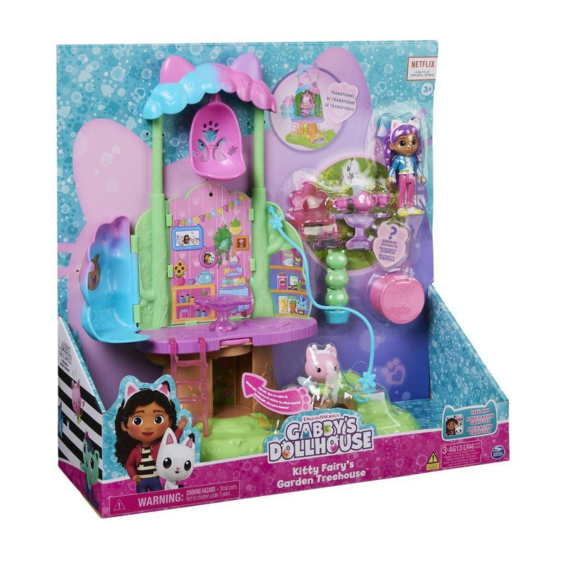Afbeelding laden in galerijviewer, Gabby's dollhouse gabby #039;s dollhouse kittys fairys garden treehouse
