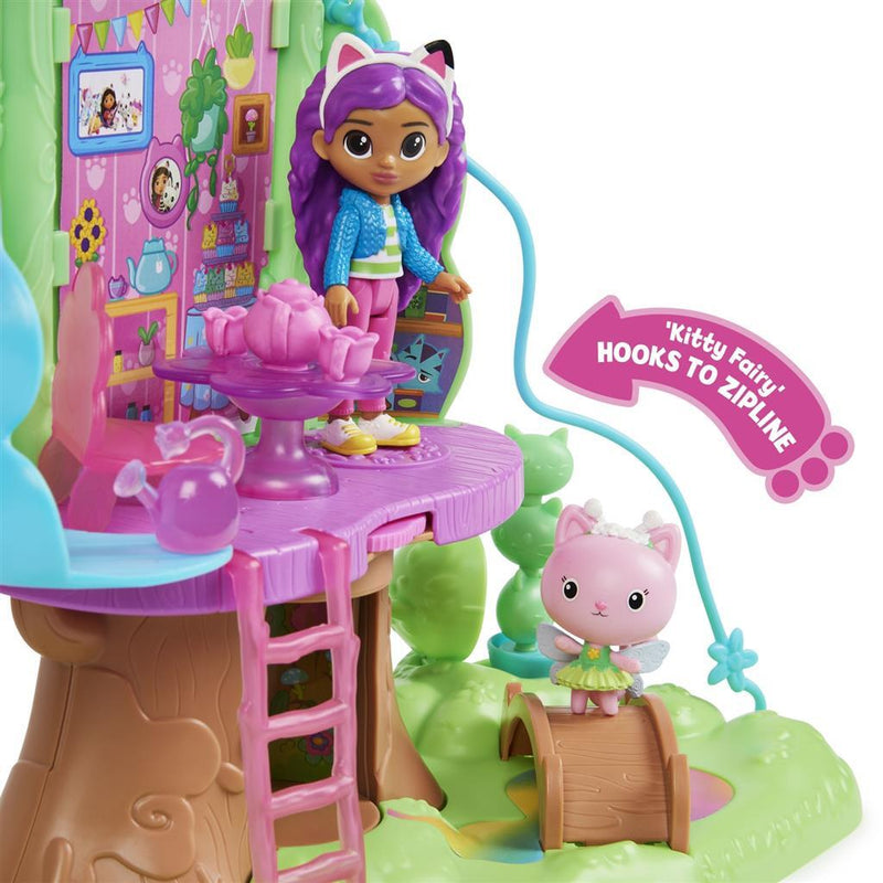 Afbeelding laden in galerijviewer, Gabby's dollhouse gabby #039;s dollhouse kittys fairys garden treehouse
