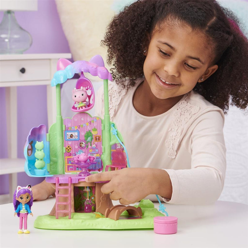 Afbeelding laden in galerijviewer, Gabby's dollhouse gabby #039;s dollhouse kittys fairys garden treehouse
