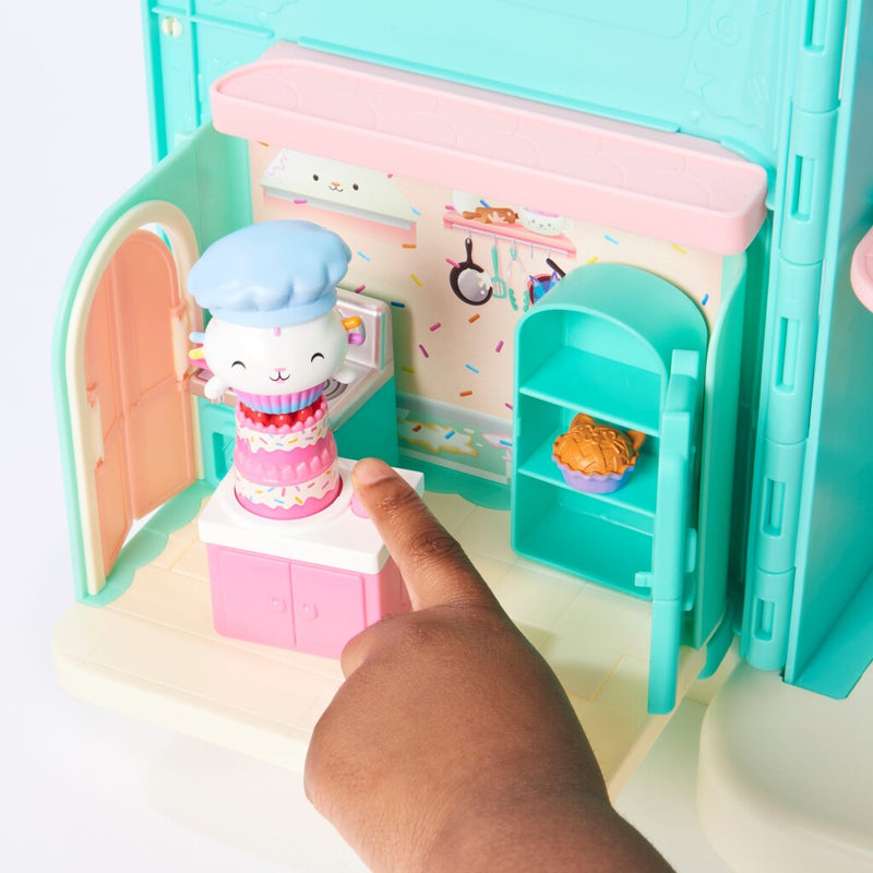 Afbeelding laden in galerijviewer, Gabby's poppenhuis - cakey's keuken-speelset
