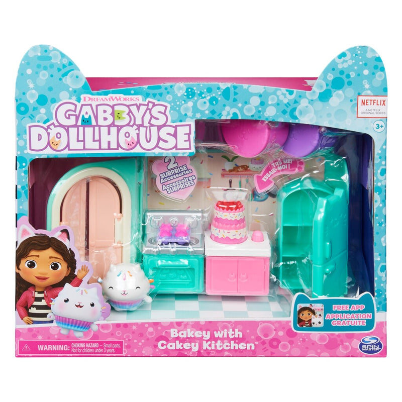 Afbeelding laden in galerijviewer, Gabby's poppenhuis - cakey's keuken-speelset

