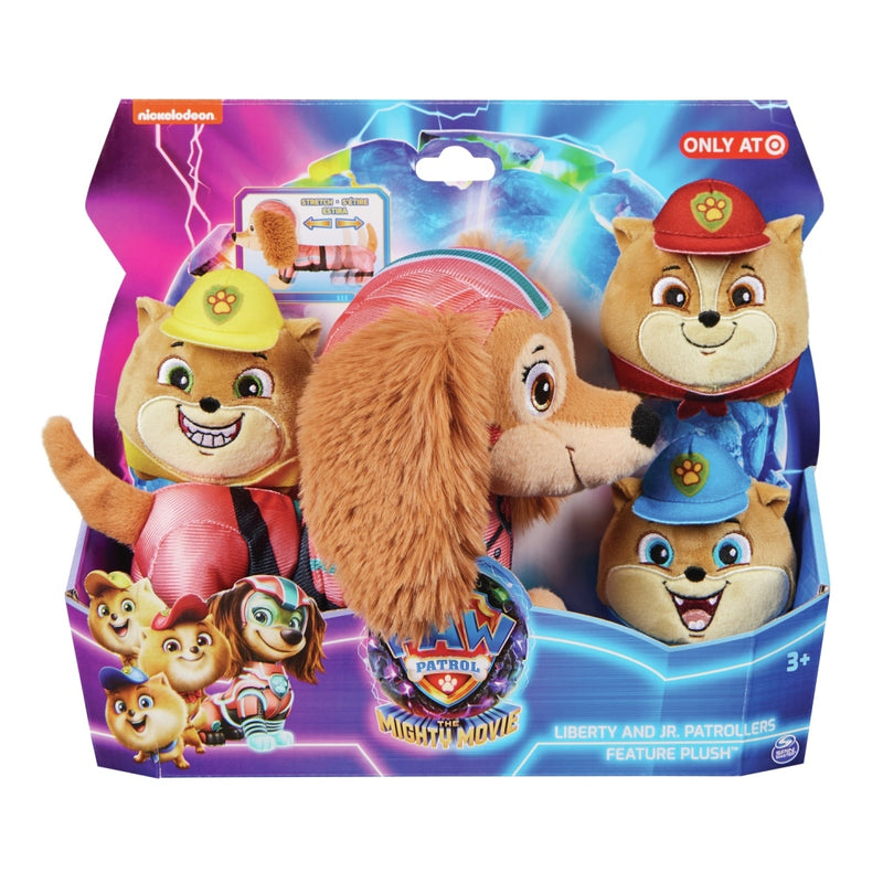 Afbeelding laden in galerijviewer, Paw patrol mighty movie knuffel liberty en poms
