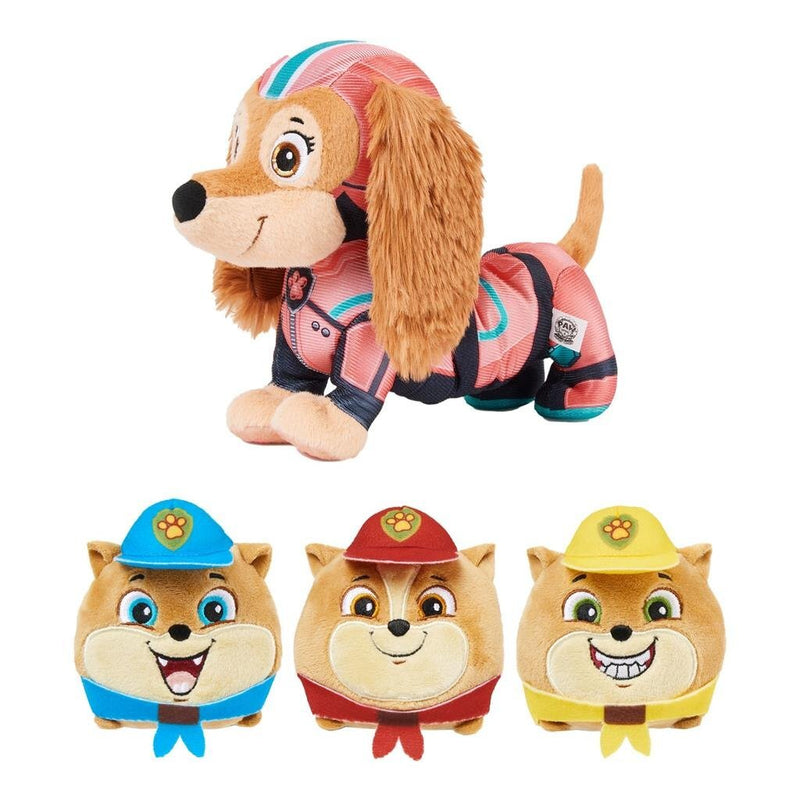 Afbeelding laden in galerijviewer, Paw patrol mighty movie knuffel liberty en poms
