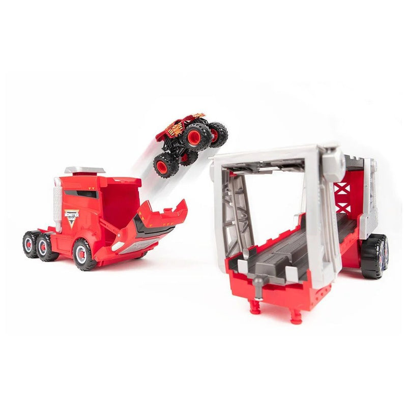 Afbeelding laden in galerijviewer, Monster jam transportwagen + monstertruck
