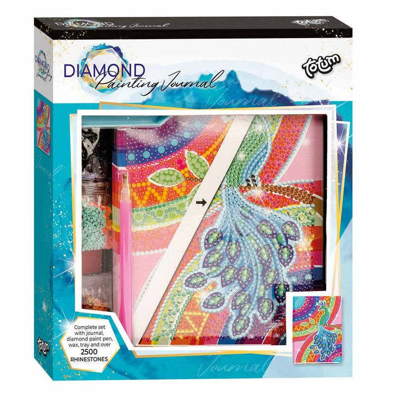 Afbeelding laden in galerijviewer, Intro totum diamond painting dagboek - pauw
