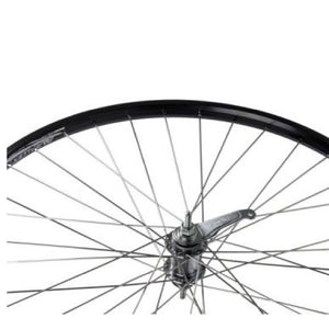 Achterwiel 28 sp. alu spaak 13 zwart basic vent remnaaf