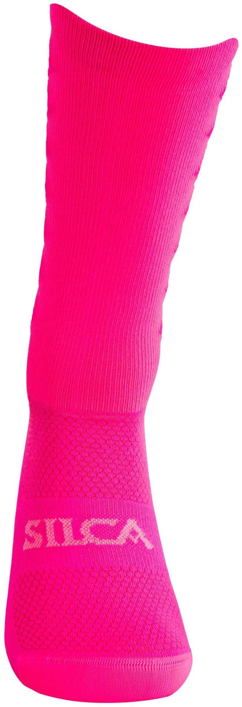 Afbeelding laden in galerijviewer, Silca sokken aero tall socks sock aero tall size l neon pink

