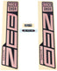 Rockshox decor set signatur series decal set rs zeb ult. copper