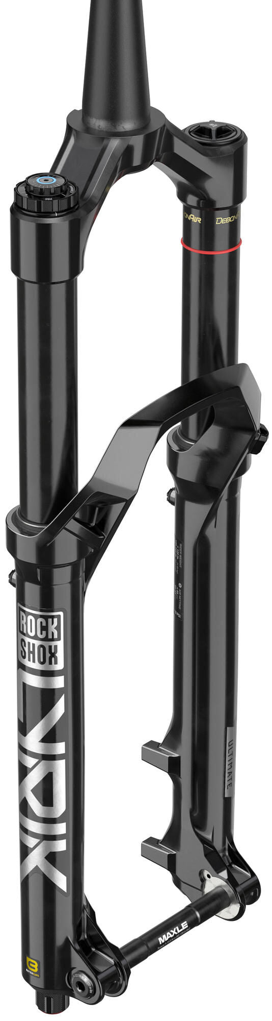 Afbeelding laden in galerijviewer, Rockshox verende voorvork lyrik ultimate rc2 27,5 boost sus.fork rs lyrik ult.rc2 27,5 140mm black
