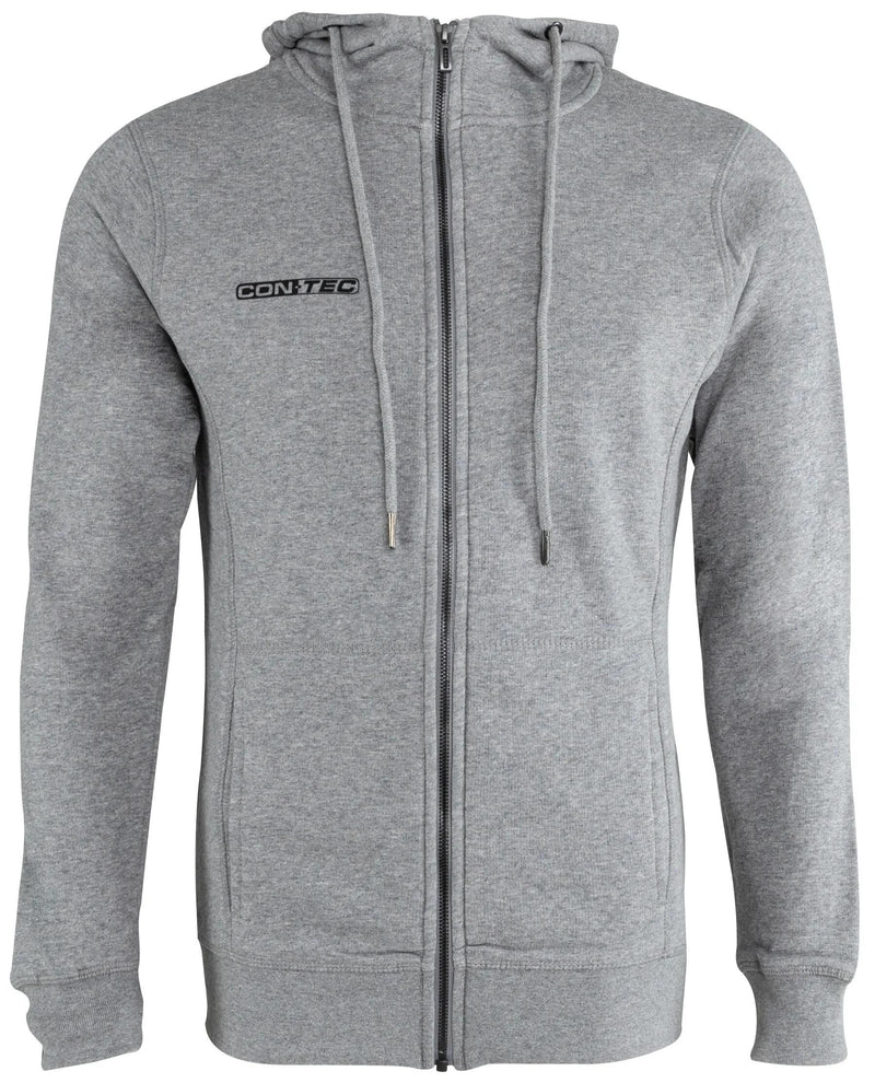 Afbeelding laden in galerijviewer, Contec sweat-jas met capuchon bright ct zip hoodie zip bright size, xxl light grey
