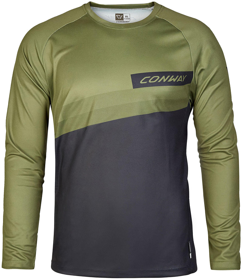 Afbeelding laden in galerijviewer, Conway shirt met lange mouwen ride tee ls jersey ride tee ls xl moss black
