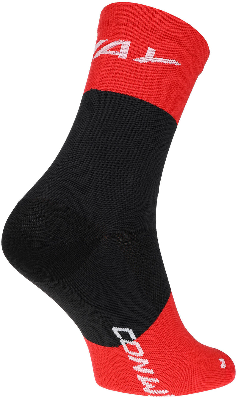 Afbeelding laden in galerijviewer, Conway sokken race socks high cut sock race high cut size 36-39 black red
