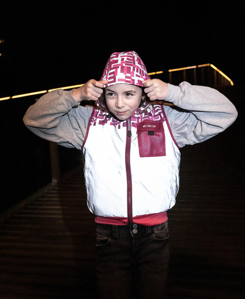 Afbeelding laden in galerijviewer, Wowow weste yoho jacket pink fr reflective children yoho pink gr.s
