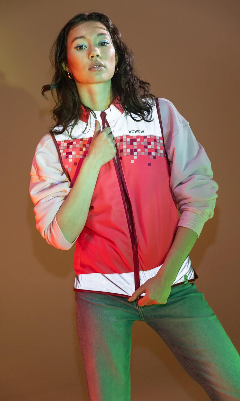 Afbeelding laden in galerijviewer, Wowow weste amy jacket pink amy jacket amy pink gr.l
