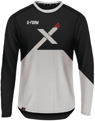 G-form langarmshirt pro-x4 longarm shirt pro x-4 size m bl white