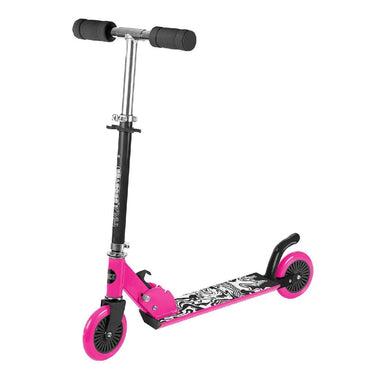 Street surfing fizz booster scooter roze zwart
