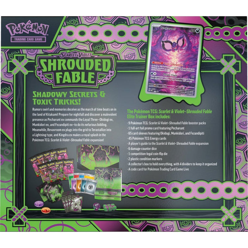 Afbeelding laden in galerijviewer, Pokemon pok eacute;mon scarlet violet shrouded fable elite trainer box
