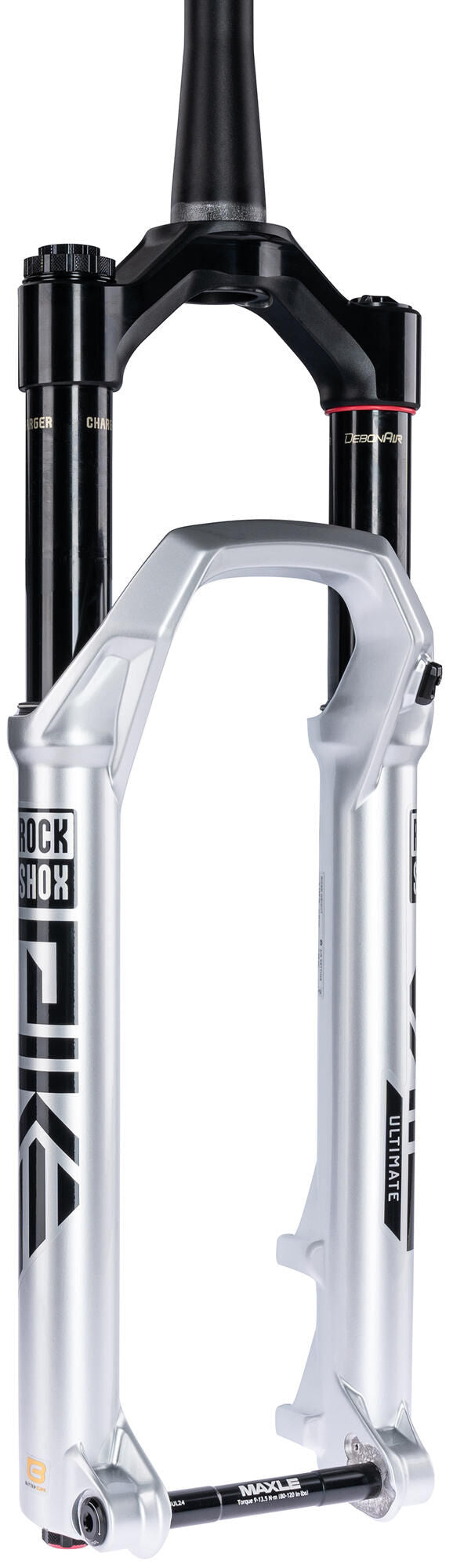 Afbeelding laden in galerijviewer, Rockshox verende voorvork pike ultimate rc2 susp.fork rs pike ult.rc2 27,5 boost 130mm sil.
