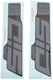 Rockshox dekor set decal set rs glossy grey 29 gloss gray f. blk 24