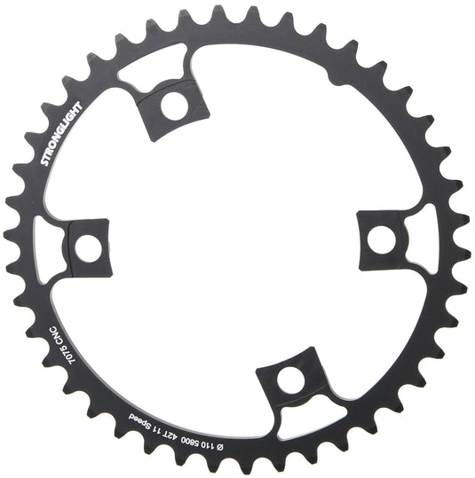 Stronglight kettingblad chain ring strongl. 42t inner alu black