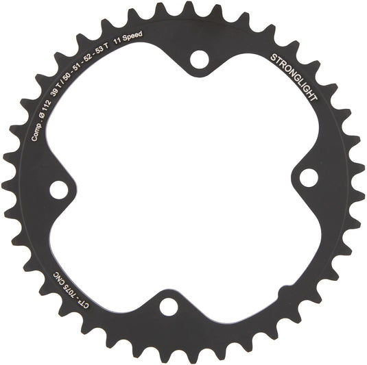 Stronglight kettingblad ct2 chain ring strongl. ct2 39t inner cer.-tefl.coat.