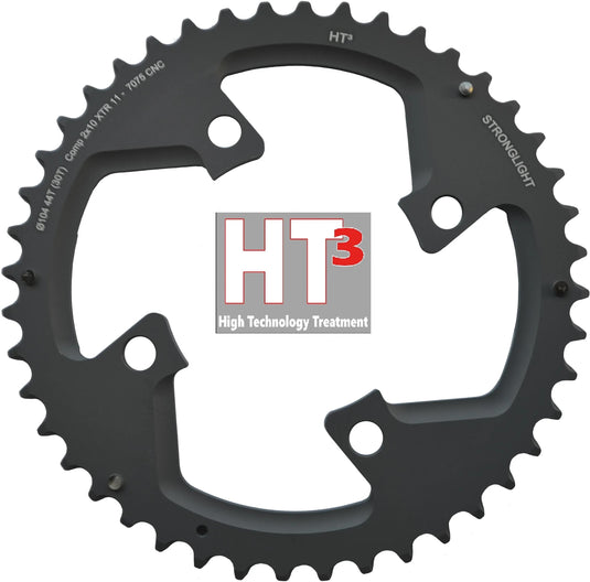 Stronglight kettingblad ht3 chain ring strongl. ht3 30t inner alu black
