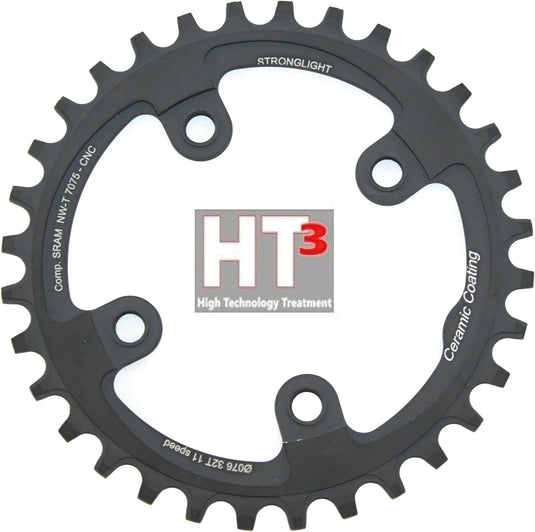 Stronglight kettingblad ht3 chain ring strongl. ht3 32t inner alu black