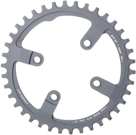 Stronglight kettingblad ht3 chain ring strongl. ht3 38t inner alu black