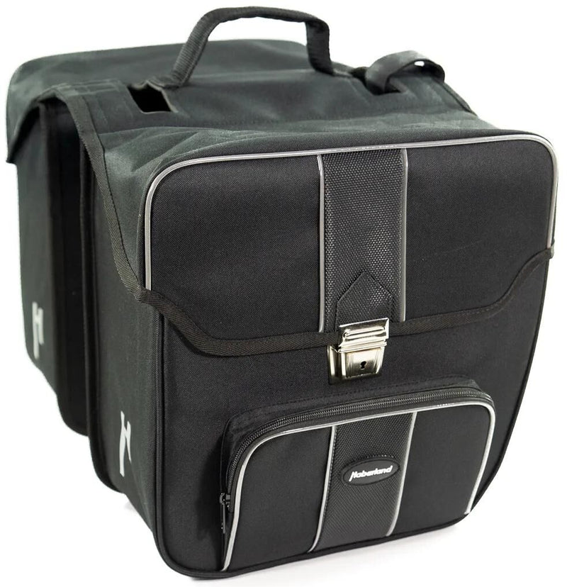 Afbeelding laden in galerijviewer, Haberland dubbele tas safe double bag safe black

