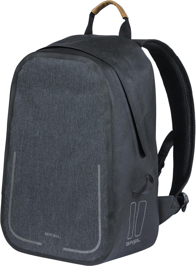 Afbeelding laden in galerijviewer, Basil Urban Dry Backpack - waterdichte fietsrugzak - grijs

