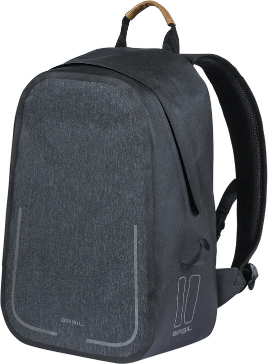 Basil Urban Dry Backpack - waterdichte fietsrugzak - grijs