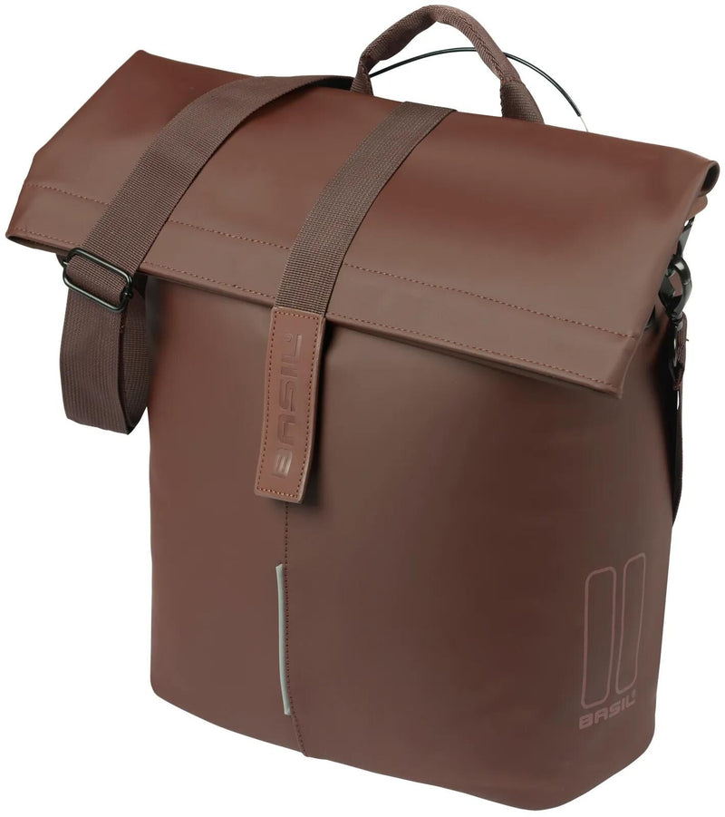Afbeelding laden in galerijviewer, Basil fietsshopper city mik studs 14-16 liter 11 x 29 x 36 cm - bruin
