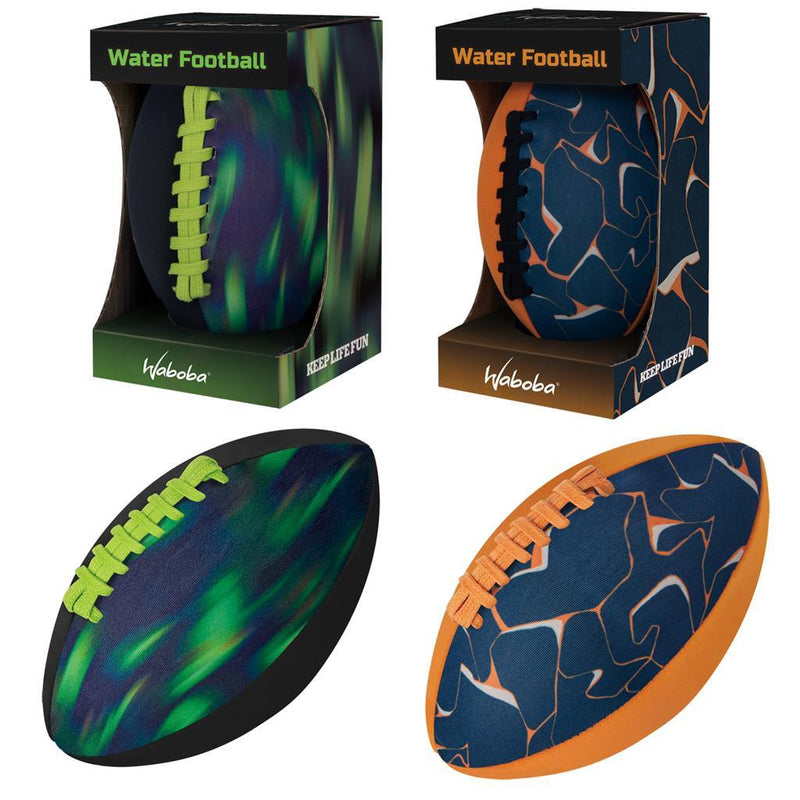 Afbeelding laden in galerijviewer, Waboba neopreen american football, waterfootball, oranje blauw
