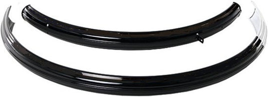 Spatborden set omafiets staal 28 inch zwart