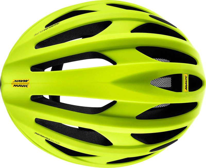 Afbeelding laden in galerijviewer, Mavic race helm aksium elite helmet aksium elite l saf.yel. black metal
