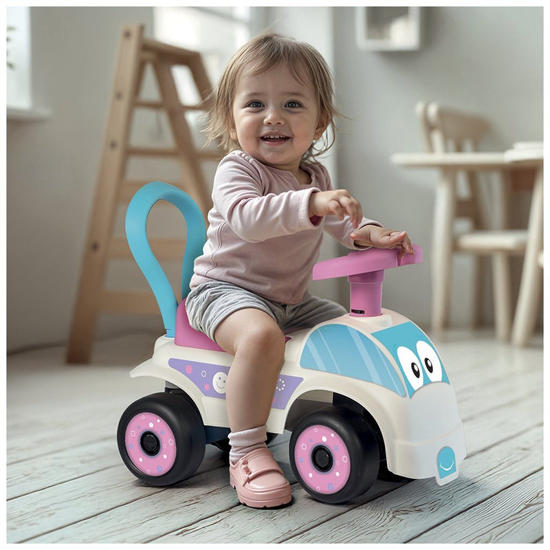 Afbeelding laden in galerijviewer, Dolu loopauto roze wit
