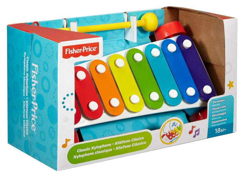 Afbeelding laden in galerijviewer, Fisher price fisher-price xylofoon - speelgoedmuziekinstrument
