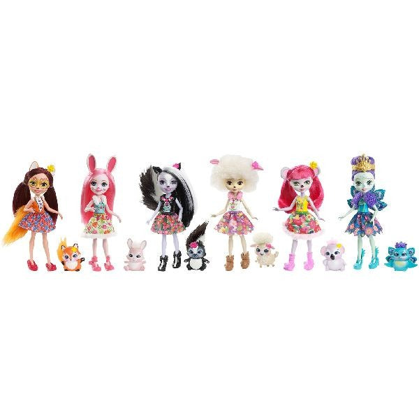 Afbeelding laden in galerijviewer, Mattel enchantimals pop dierenvriendje 15cm
