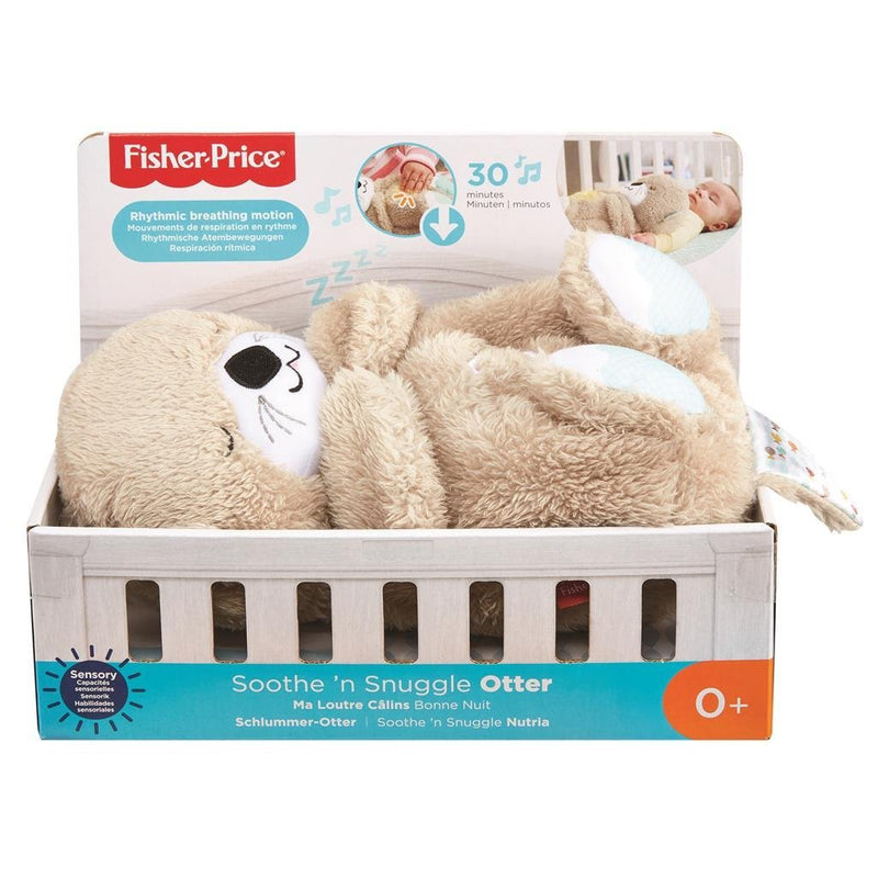 Afbeelding laden in galerijviewer, Mattel fisher-price bedtijd otter 30 cm - baby speelgoed - 0 tot 6 maanden - knuffel
